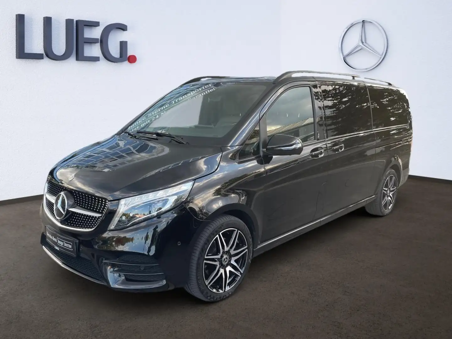 Mercedes-Benz V 300 D 4Matic   extralang el.Schiebe SpurW AHK Zwart - 2