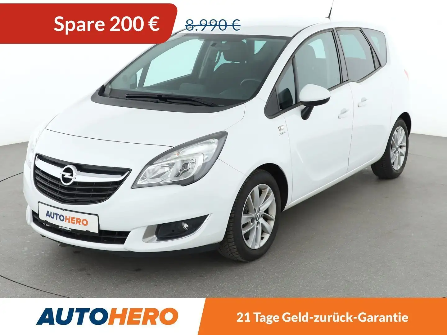 Opel Meriva 1.4 Turbo Drive*NAVI*TEMPO*PDC*KLIMA*GARANTIE* Weiß - 1