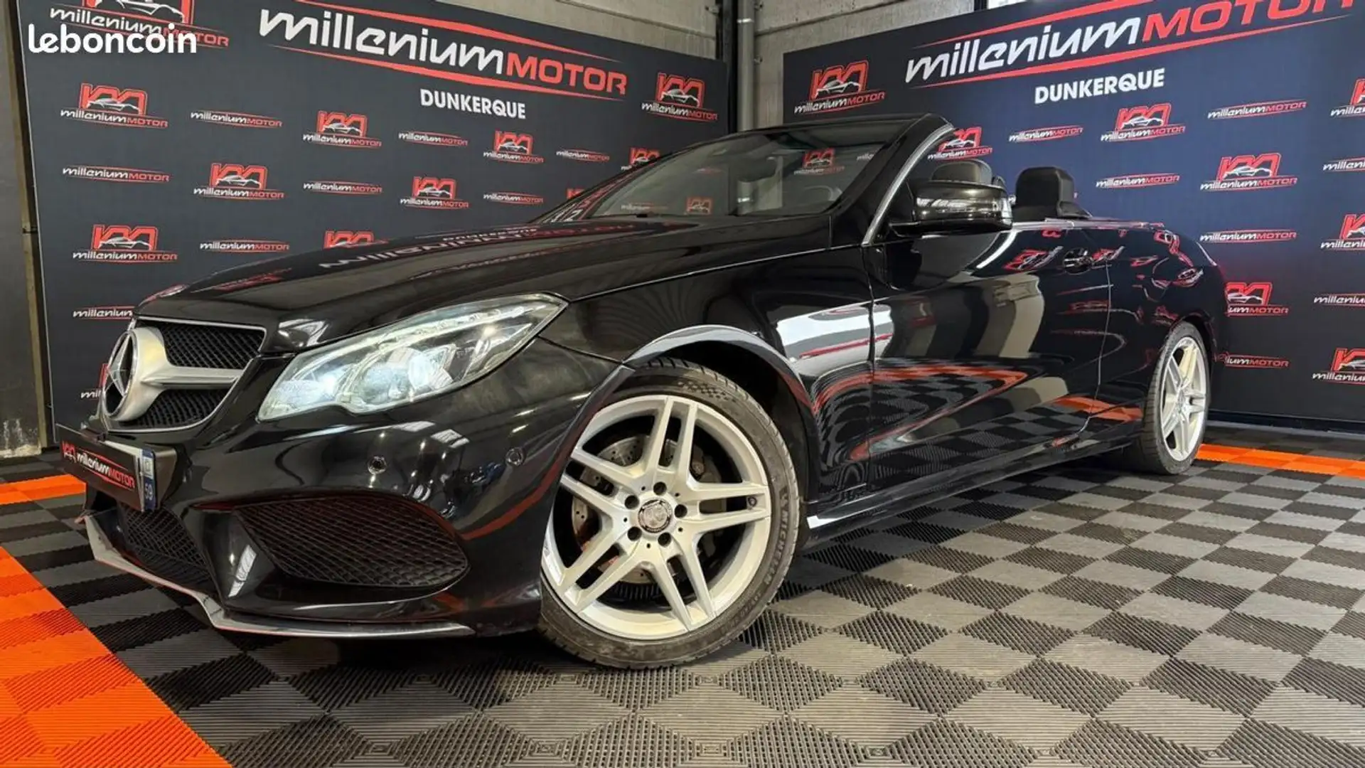 Mercedes-Benz E 250 Mercedes sportline cabriolet 250 cdi 204 cv bva 7g Noir - 1