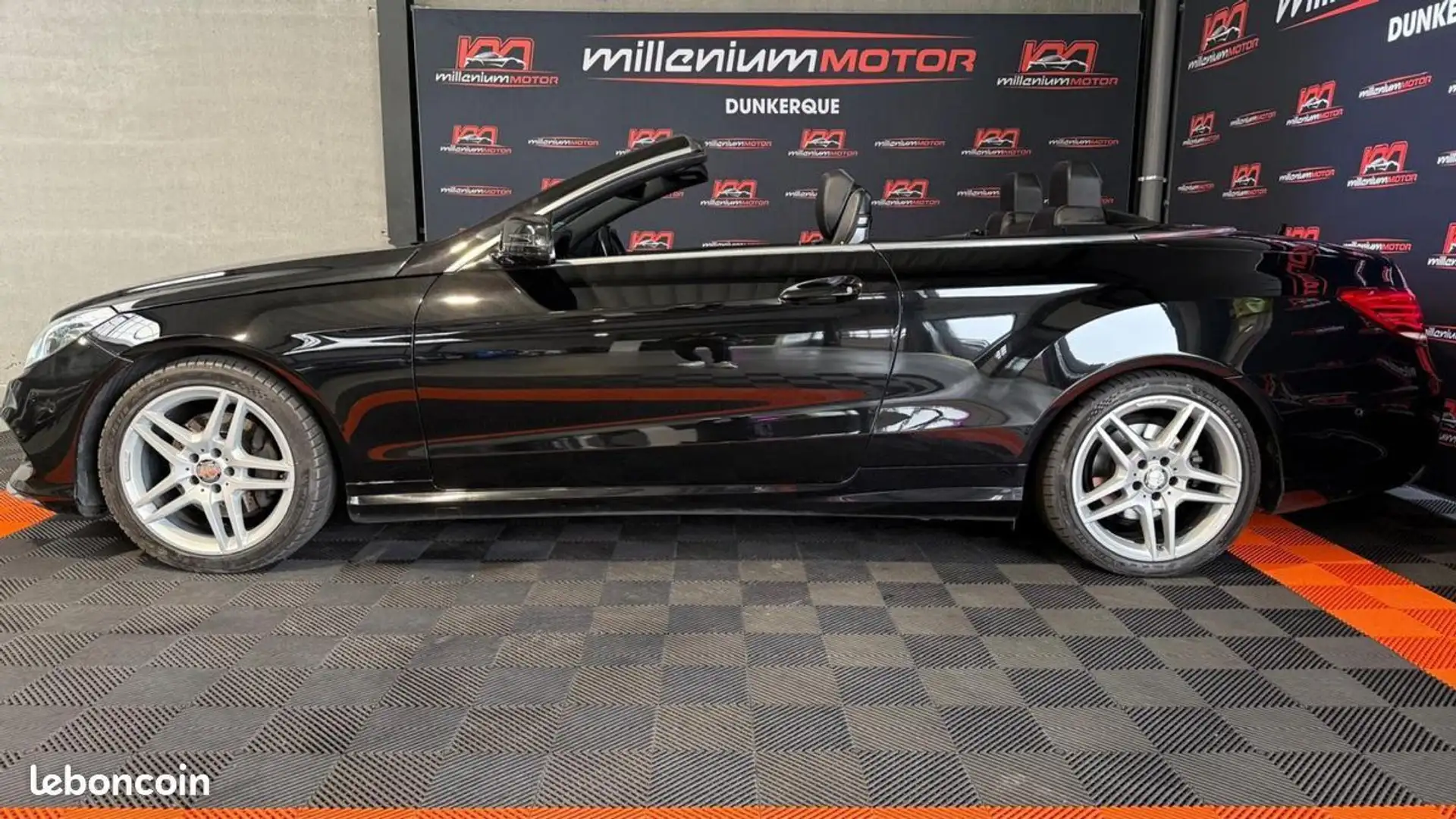Mercedes-Benz E 250 Mercedes sportline cabriolet 250 cdi 204 cv bva 7g Noir - 2