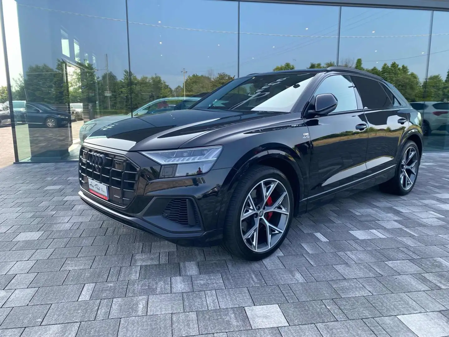 Audi Q8 50TDI 286CV QUATTRO S-LINE-MATRIX-B&O-TETTO Nero - 2