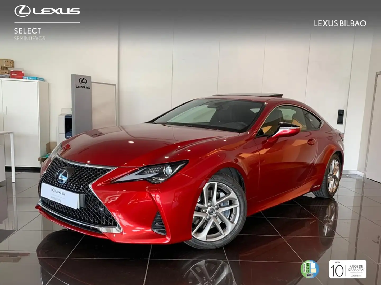 Lexus RC 300h Executive Navigation Paars - 1