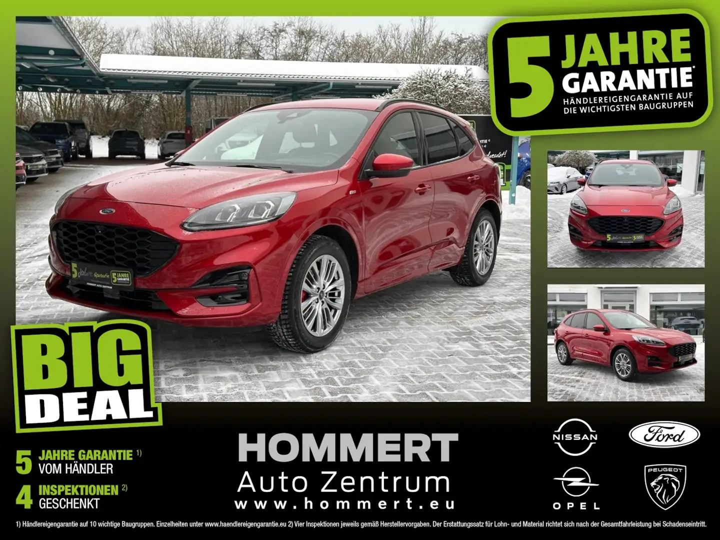 Ford Kuga 1.5 EcoBoost ST-Line X *AHK*beh.Lenk*ACC* Rouge - 1