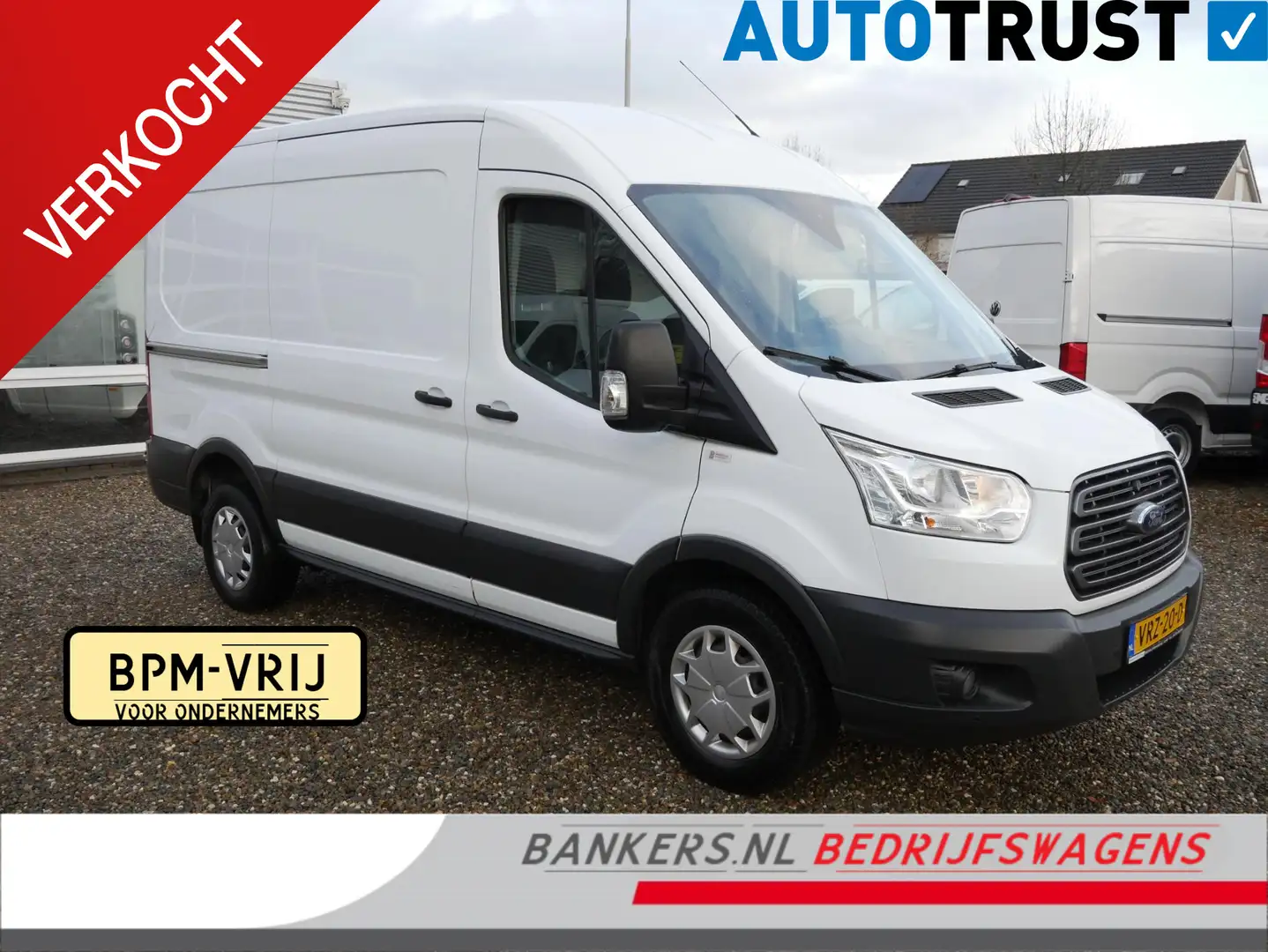 Ford Transit 2.0 TDCI 130PK, L2H2, Trend, Airco Weiß - 1