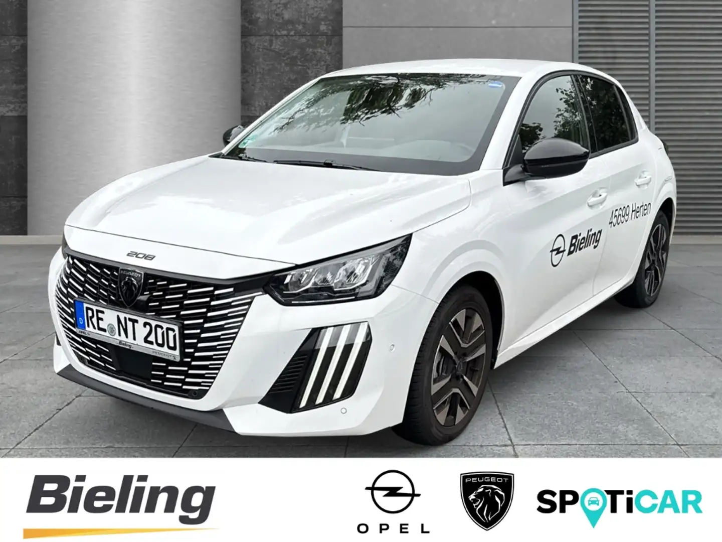 Peugeot 208 ALLURE 360 Kamera LED Apple CarPlay Android Auto Weiß - 1