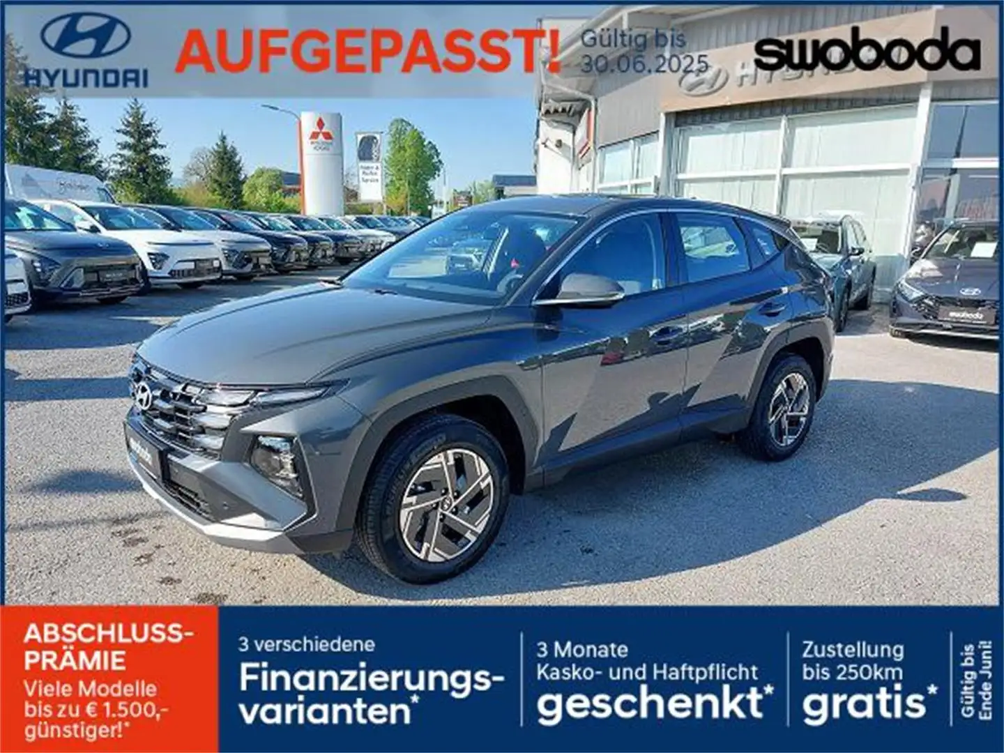 Hyundai TUCSON Tucson NX4 Smart Line 1,6 T-GDi HEV 2WD t5hs1-P3 Grau - 1