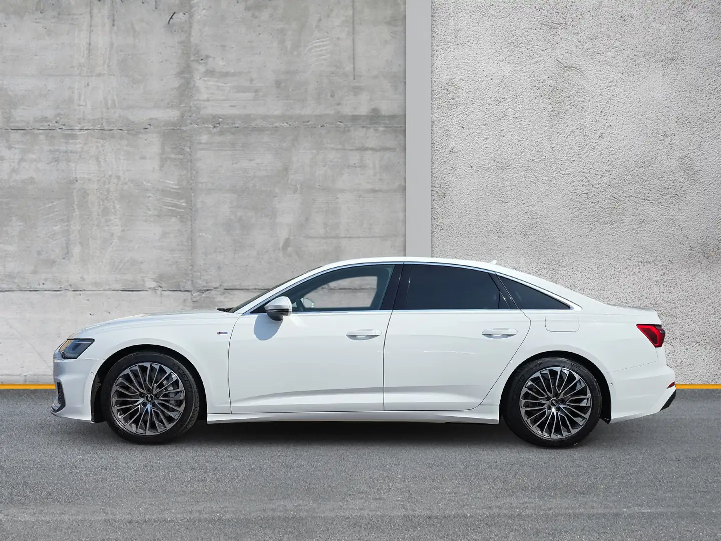Audi A6 Limousine 50 TFSI e qu S line AHK B&O HuD Weiß - 2