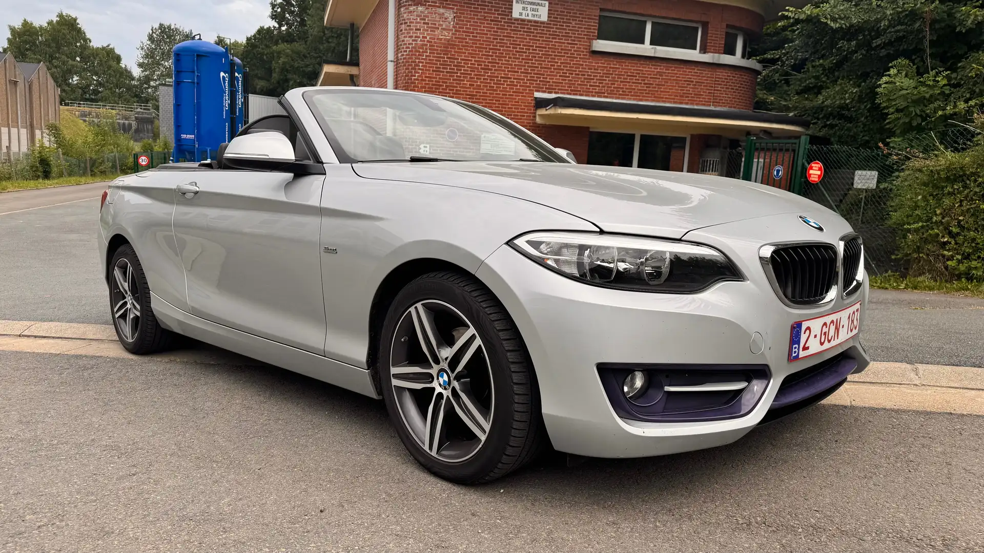 BMW 218 Cabriolet 218i essence Zilver - 1