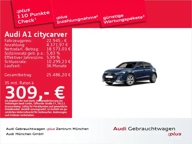 Audi A1 35 TFSI S tronic S line Navi+/LED/