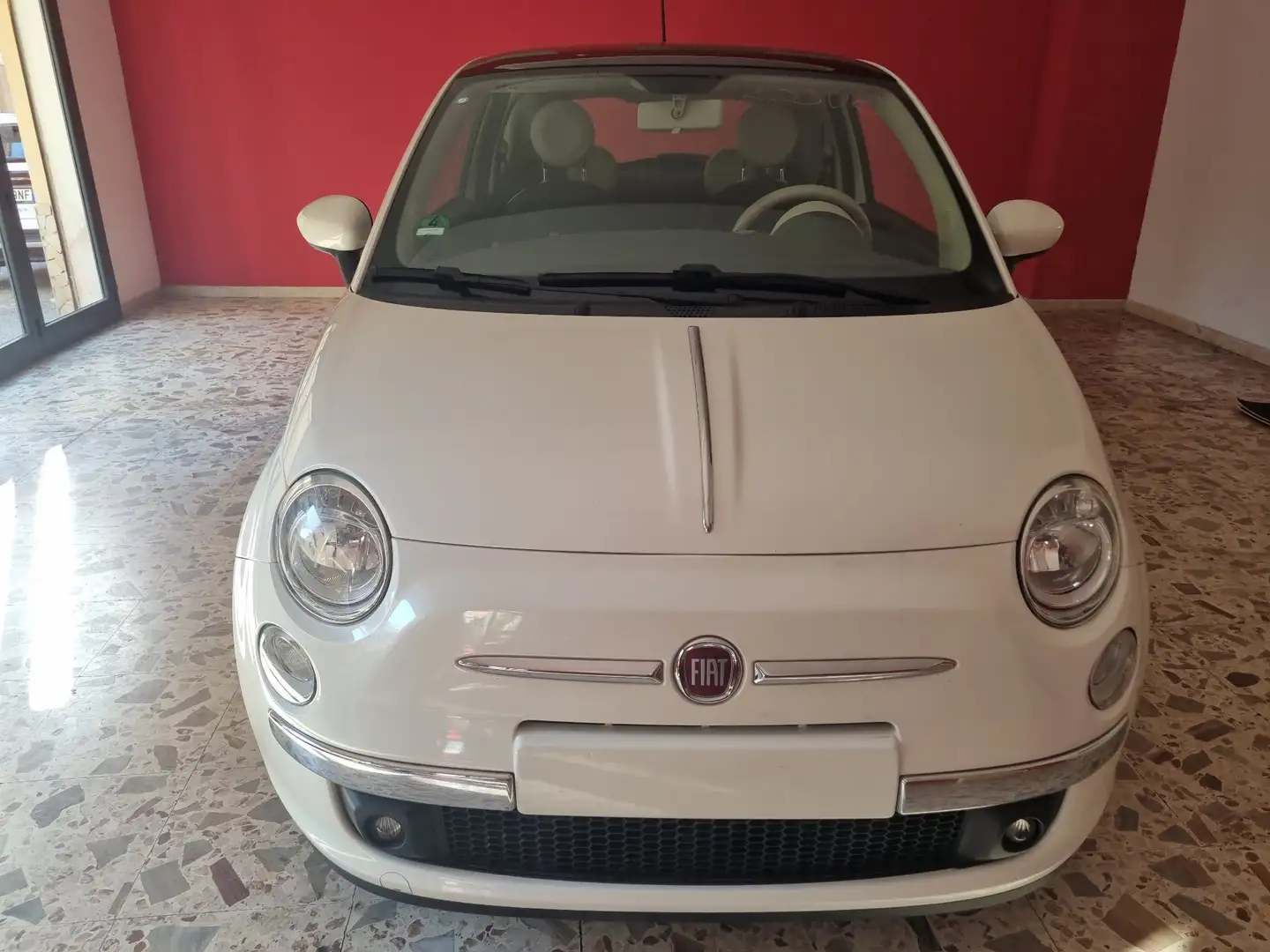 Fiat 500 1.2 Cult 69cv Blanc - 1