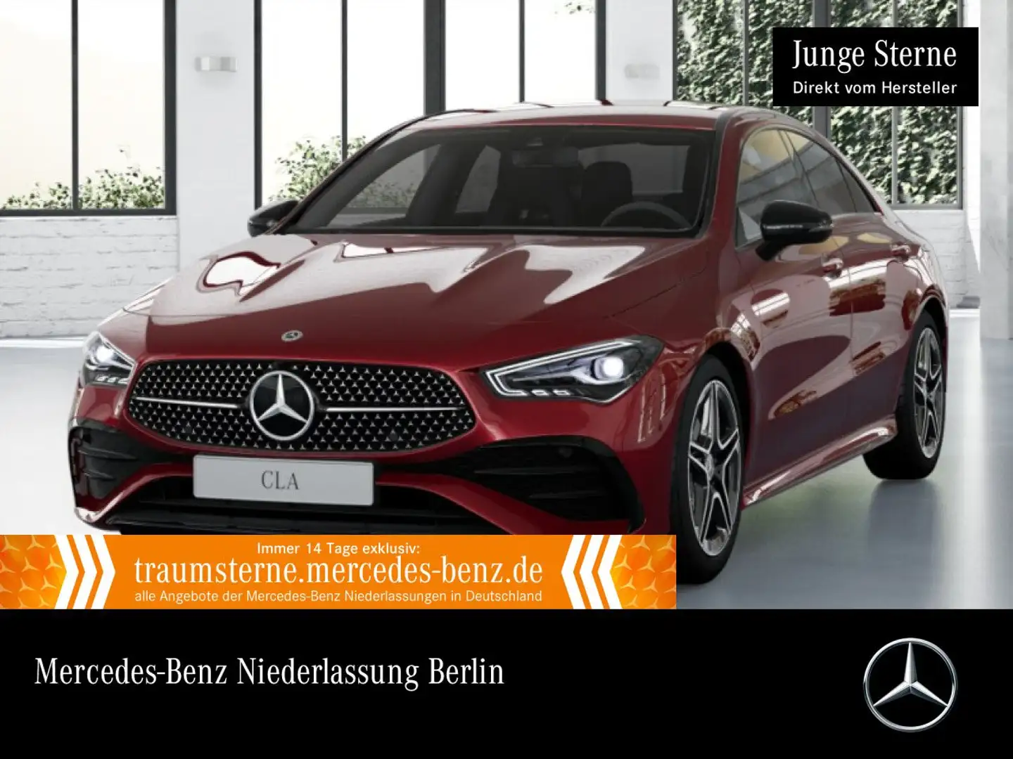 Mercedes-Benz CLA 250 e AMG+NIGHT+LED+KAMERA+KEYLESS+8G Rot - 1