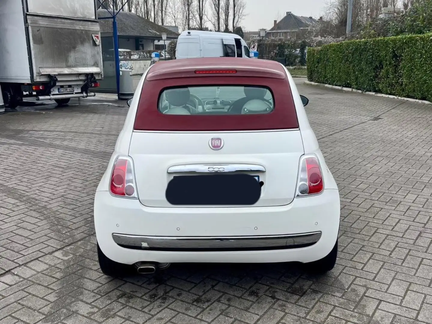 Fiat 500C 500C 0.9 T TwinAir Lounge Stop Blanc - 1