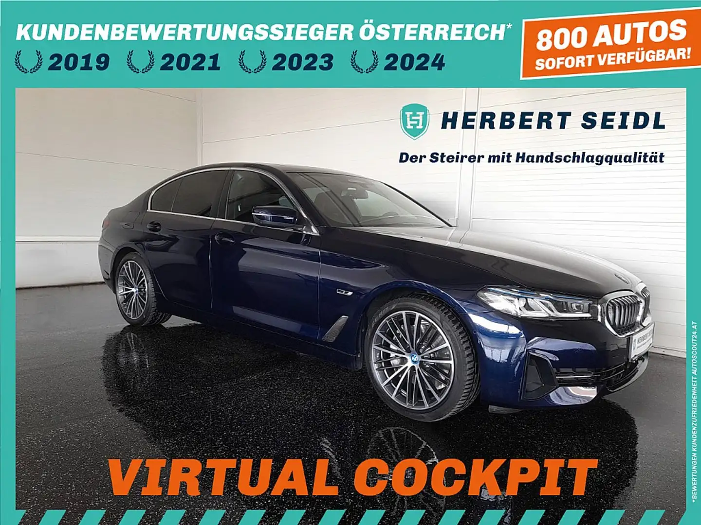 BMW 545 e "BMW INDIVIDUAL" 4x4 PHEV Aut. *NP: € 107.710... Blauw - 1