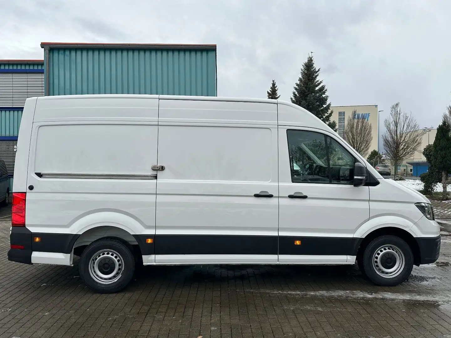 Volkswagen Crafter Kasten 140PS L2H2/270°+KLIMA+DAB+Rü-KAM Blanc - 1