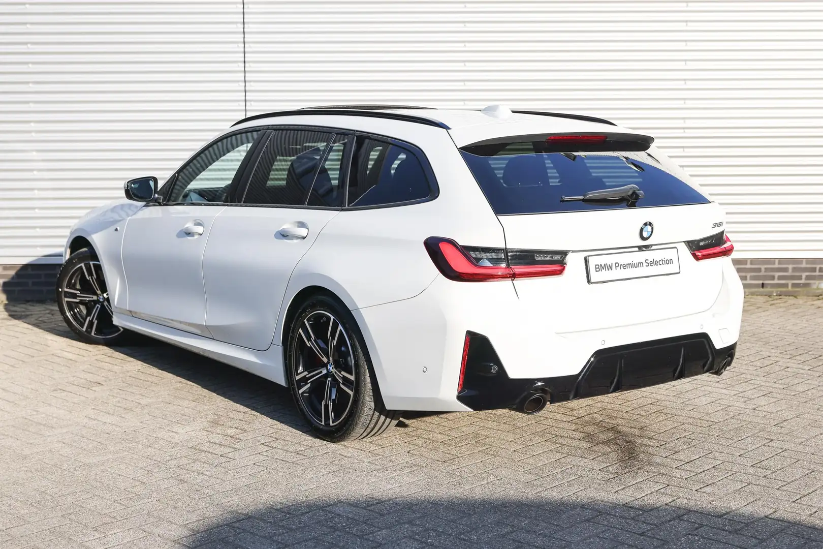 BMW 318 3 Serie Touring 318i High Executive M Sport Automa Blanc - 2