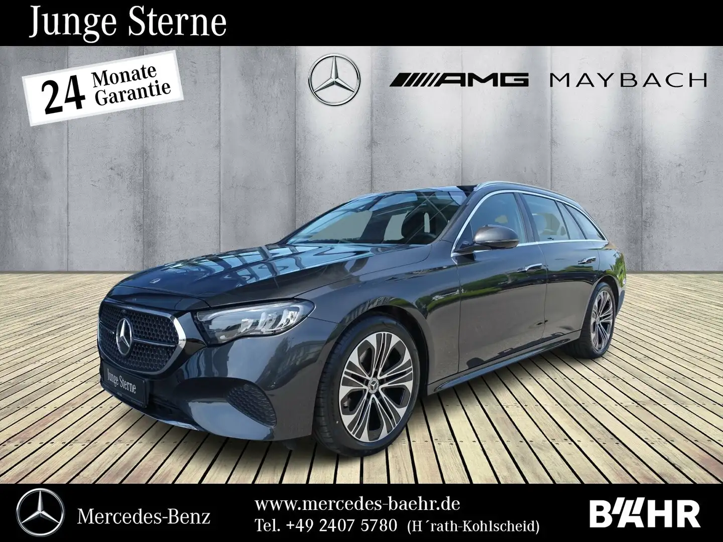 Mercedes-Benz E 220 E 220 d T Avantgarde/Pano/AHK/Distronic/LMR-19" Grau - 1