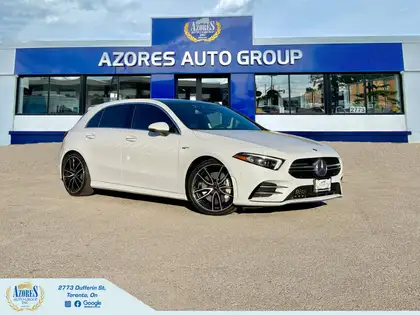 White 2020 Mercedes-Benz A-Class Hatchback All-Wheel Drive 7-Speed Automatic