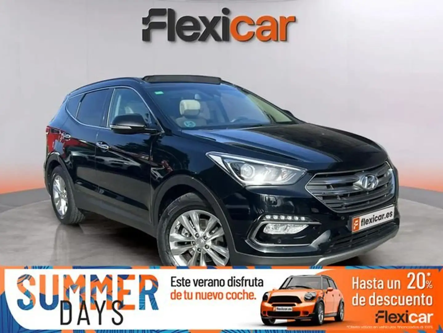 Hyundai SANTA FE 2.2+CRDi+Tecno+Auto+4x2+7S Negro - 1