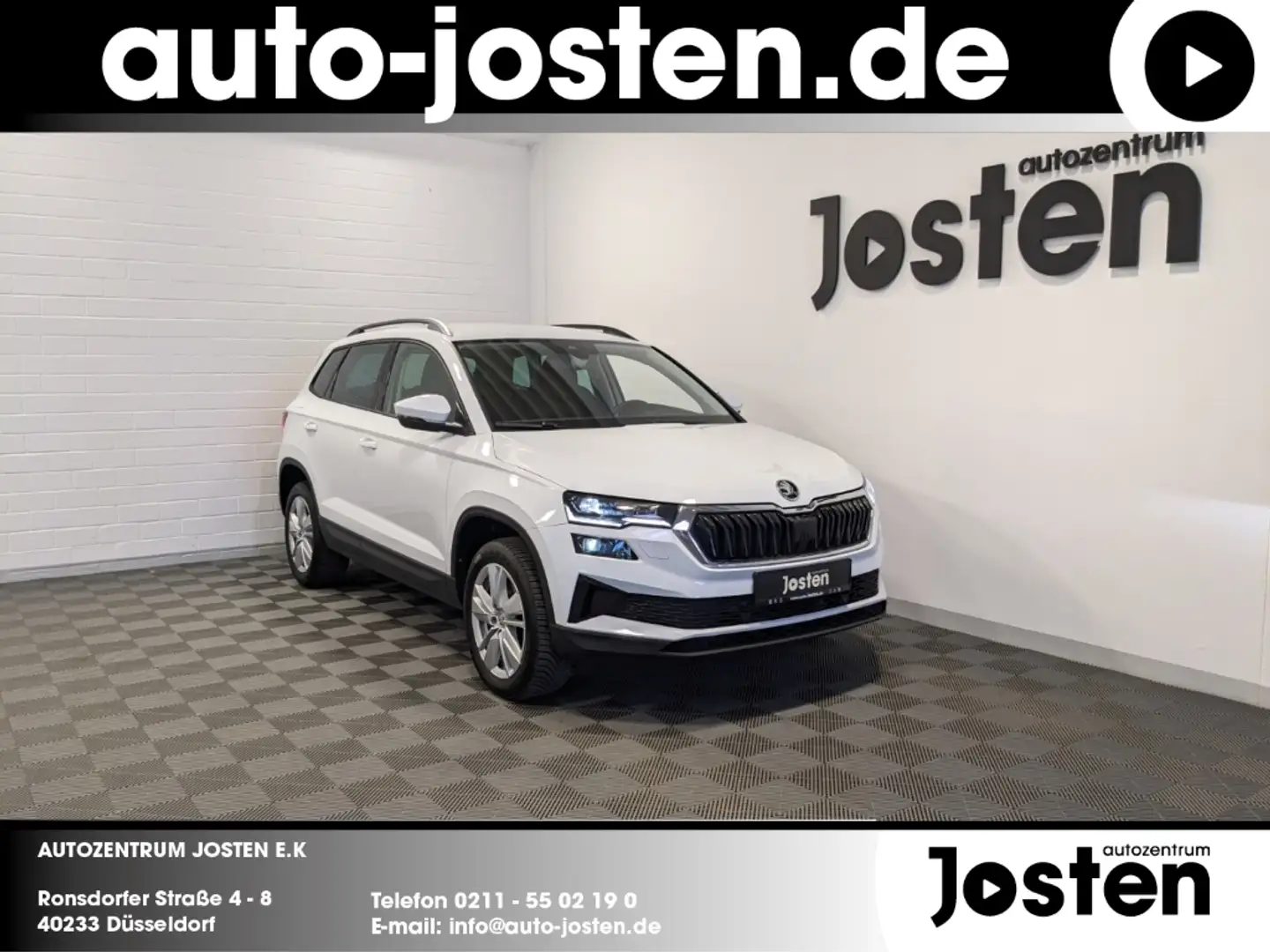 Skoda Karoq Selection 1.5 TSI MATRIX VIRTUAL NAVI ACC RFK Weiß - 1