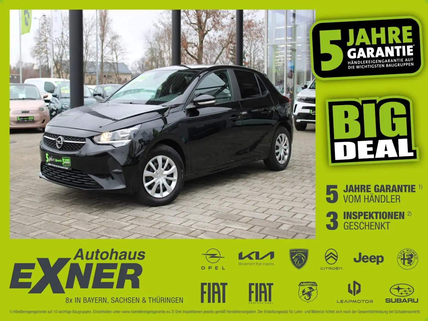 Opel Corsa F 1.2 EDITION Sitzheizung+Kamera+PDC+SpurH Schwarz - 1