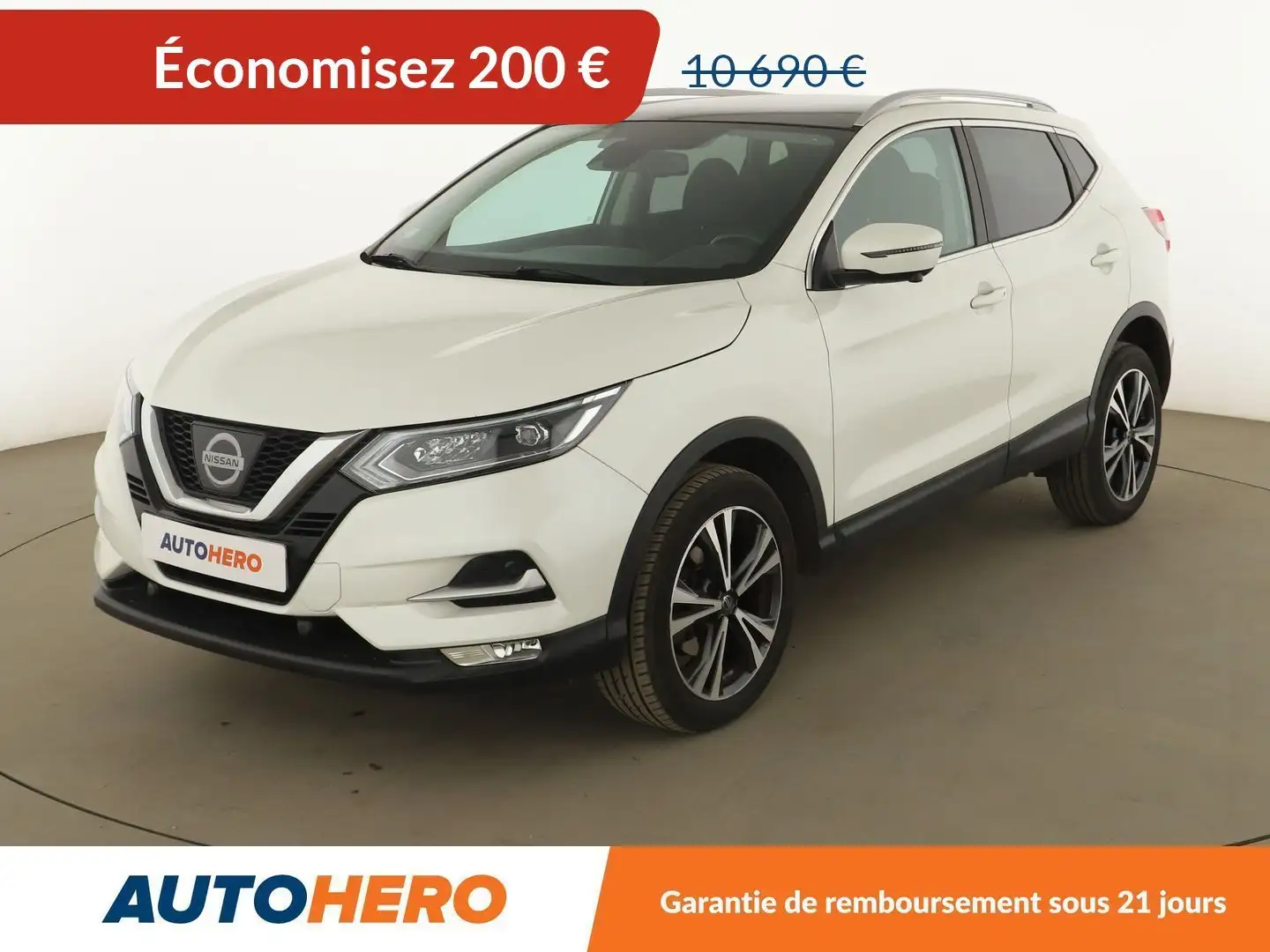 Nissan Qashqai 1.2 DIG-T Blanc - 1