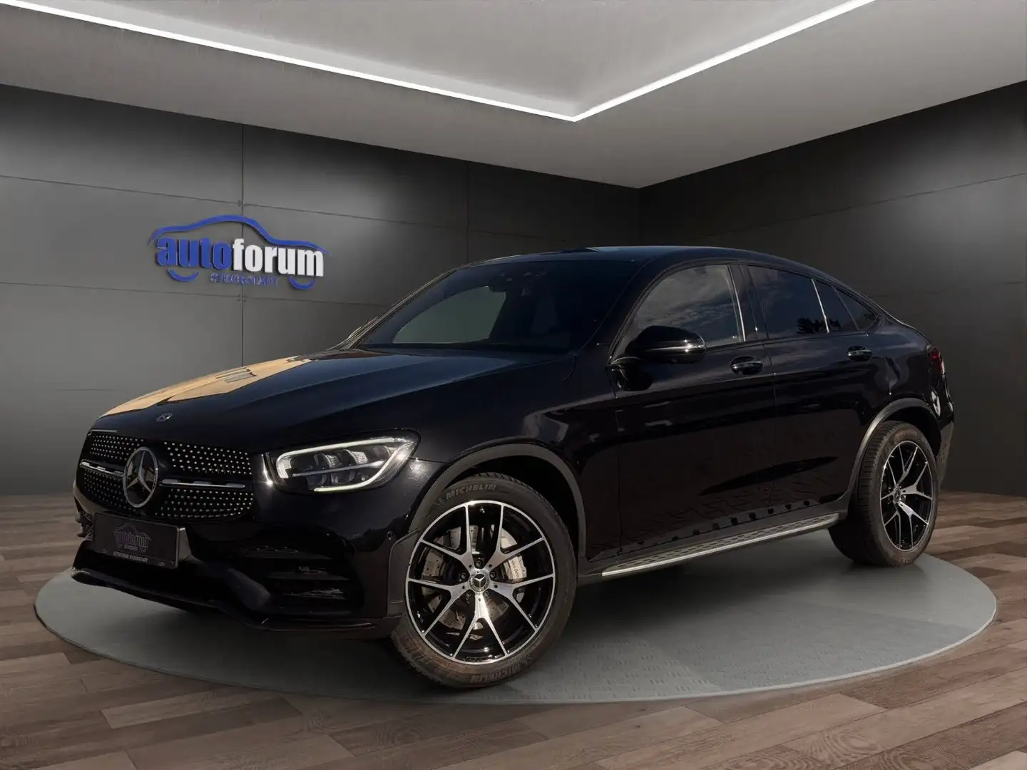 Mercedes-Benz GLC 300 d 4M Coupe AMG°DISTR°BURMESTER°360°MBUX Noir - 1