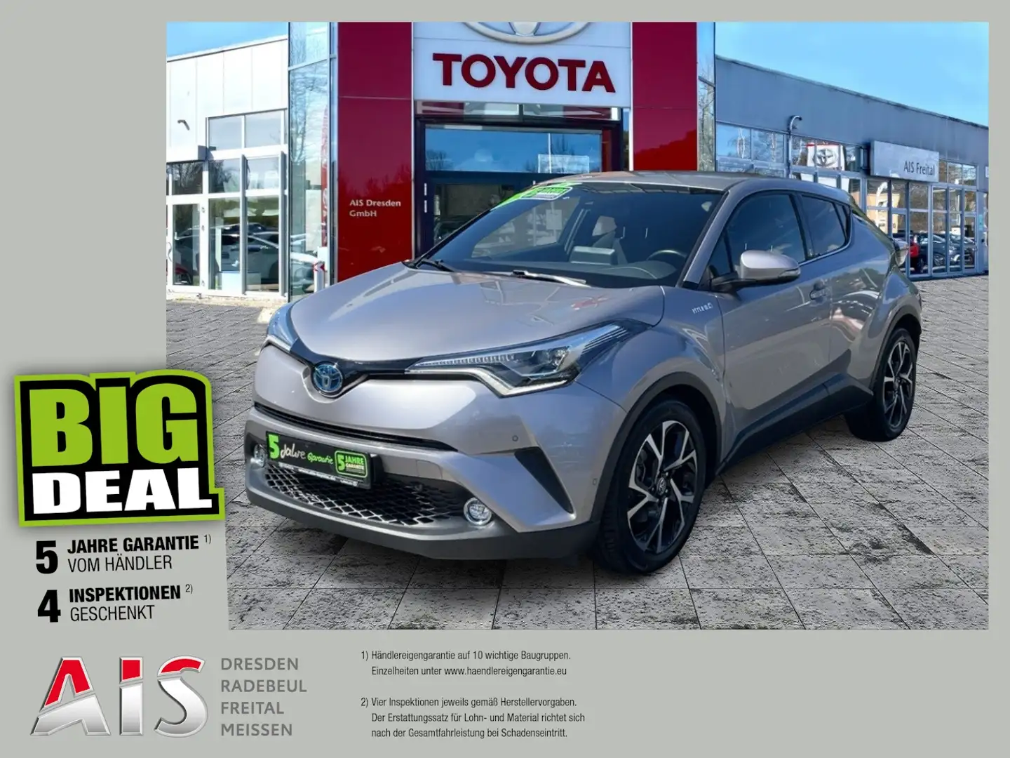 Toyota C-HR 1.8 Team D Argent - 1