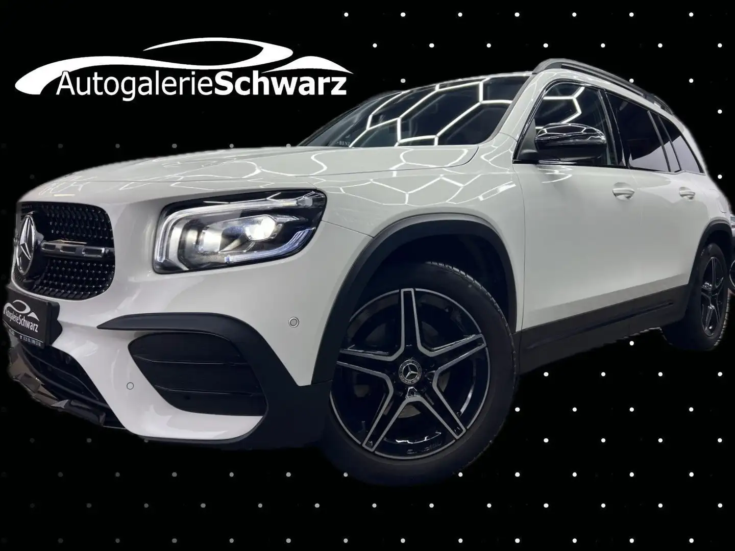 Mercedes-Benz GLB 200 4M 8G AMG NIGHT ADAP-LED TOTW+SPUR R-KAM Blanc - 1