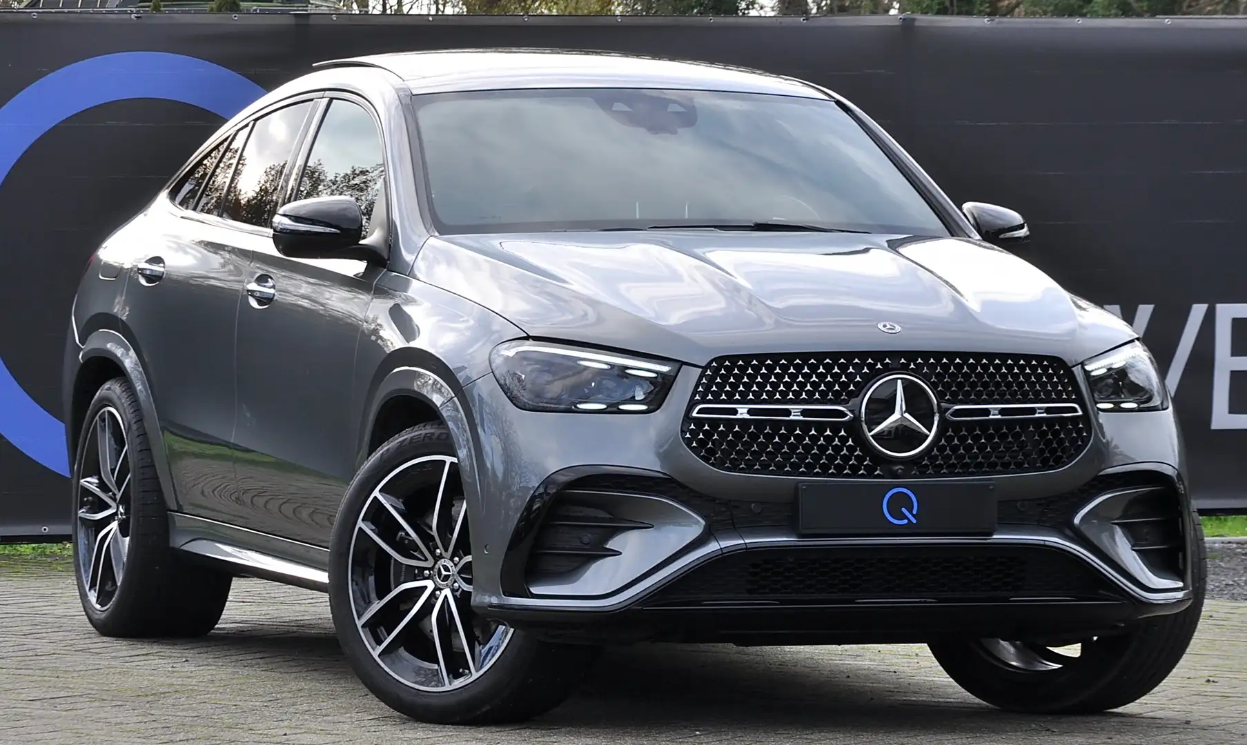 Mercedes-Benz GLE 400 COUPE BURMESTER PANO 360° CAM MASSAGE STUURVERW Grau - 1