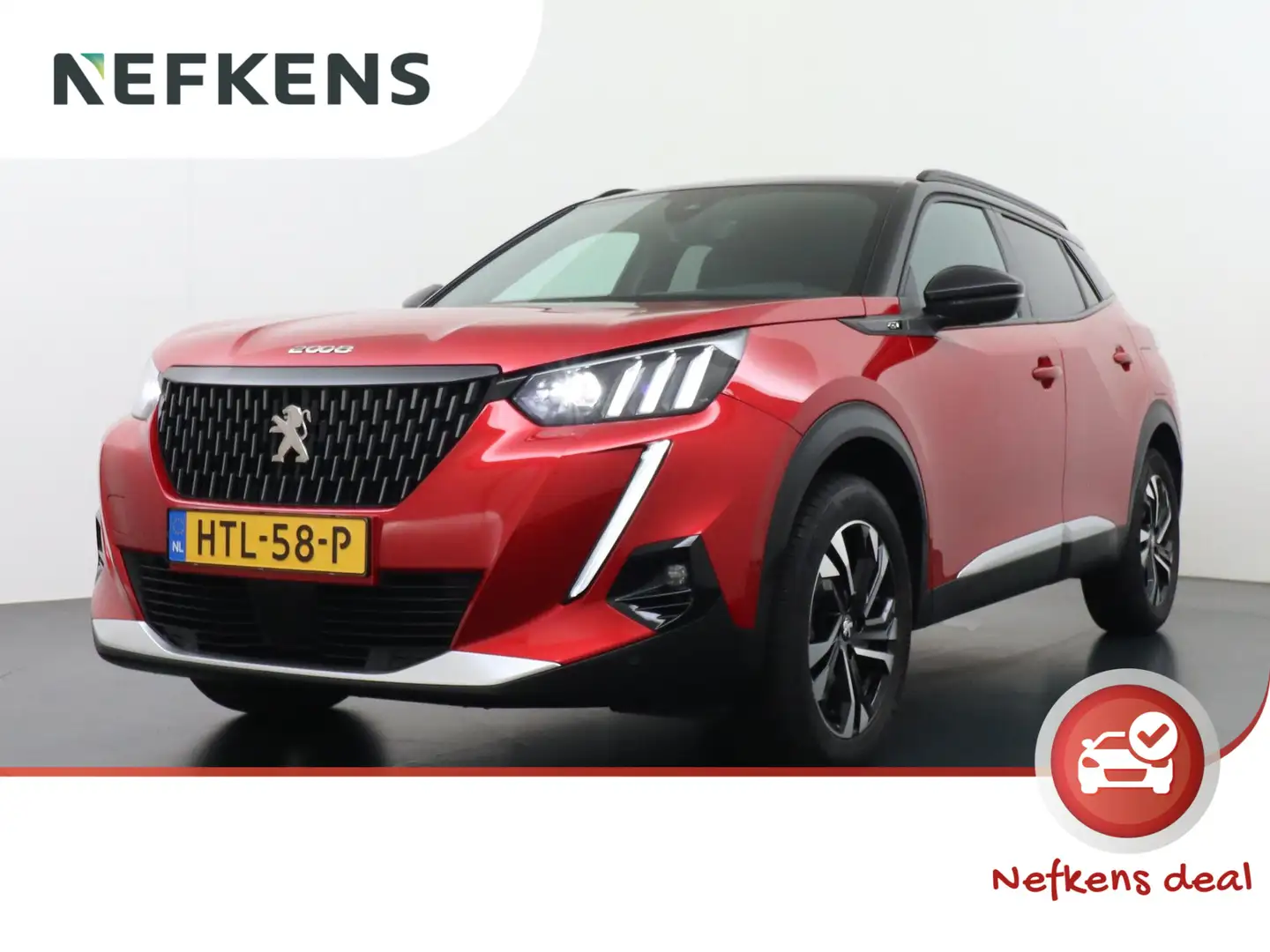 Peugeot 2008 1.2 PureTech GT Pack 130pk Automaat | Navigatie | Rood - 1