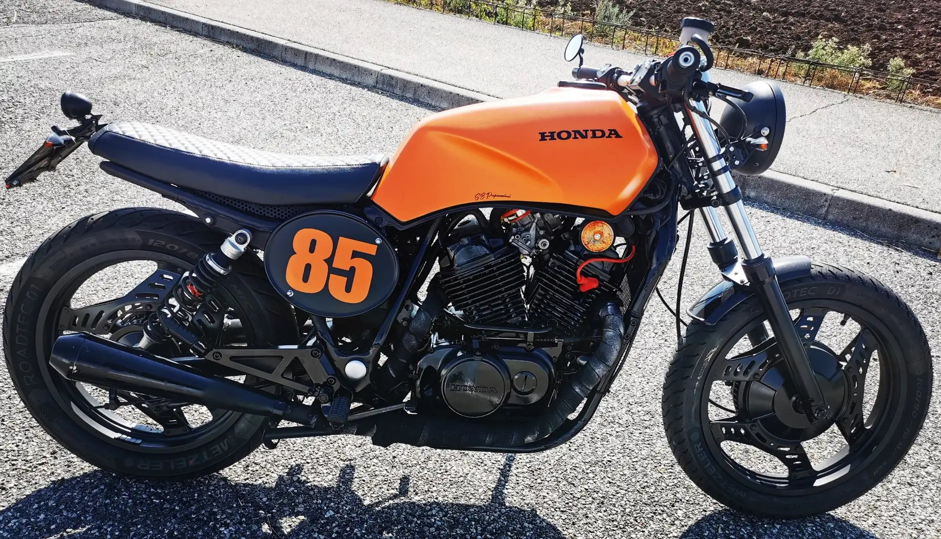 Honda VT 500 E Naranja - 1