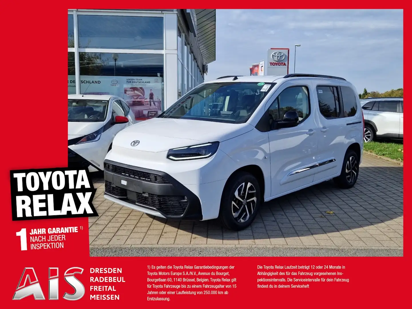 Toyota Proace City Verso L1 Electric Team D 50kwh Vollelektrisch Weiß - 1
