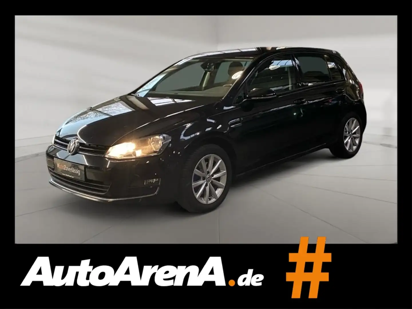 Volkswagen Golf VII 2.0 TDI  Fahrassist+AUT+PTS+SHZ Schwarz - 1