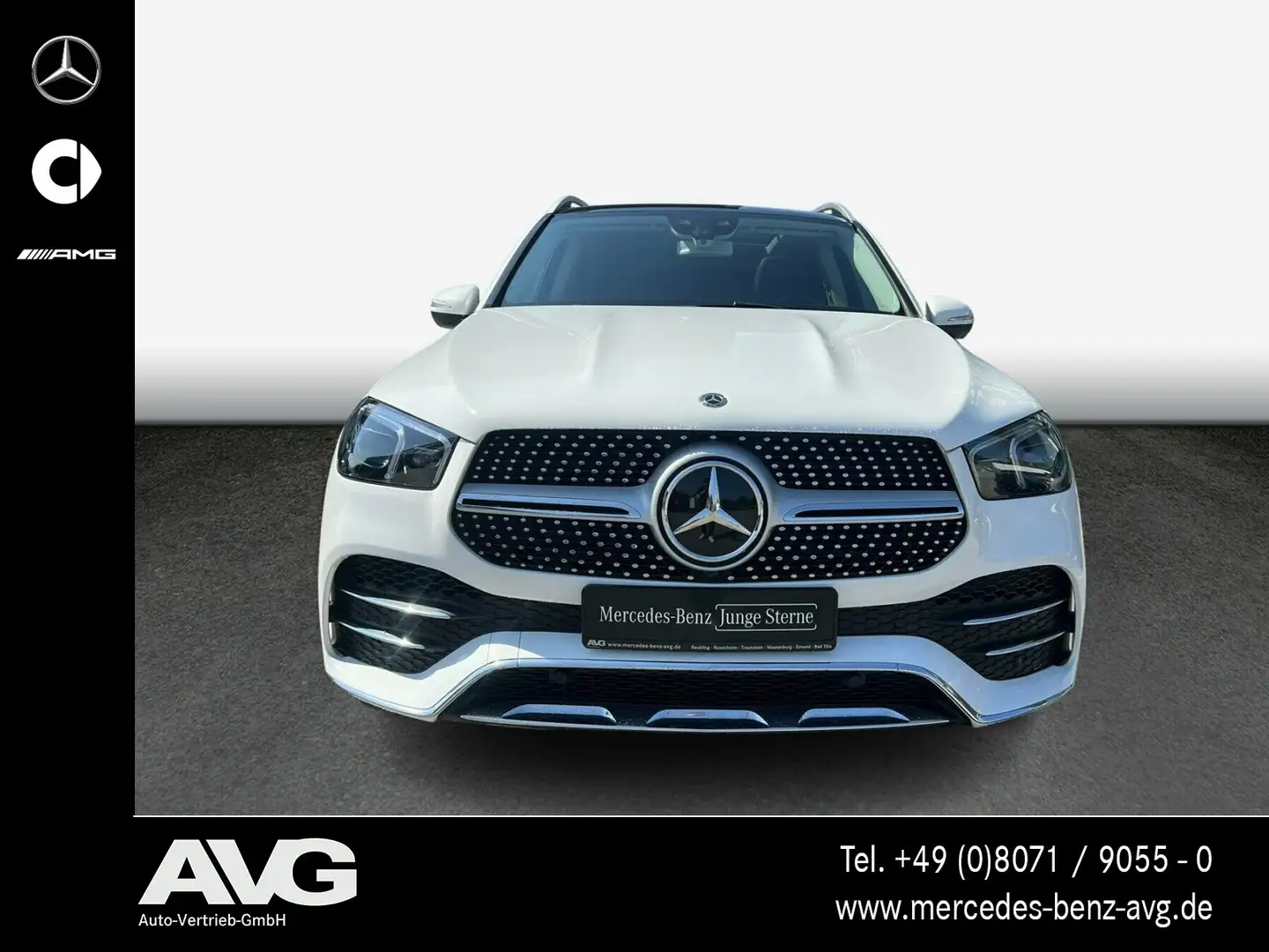 Mercedes-Benz GLE 400 GLE 400 d 4M AMG Pano Standh 360° Multib Burmest Weiß - 2