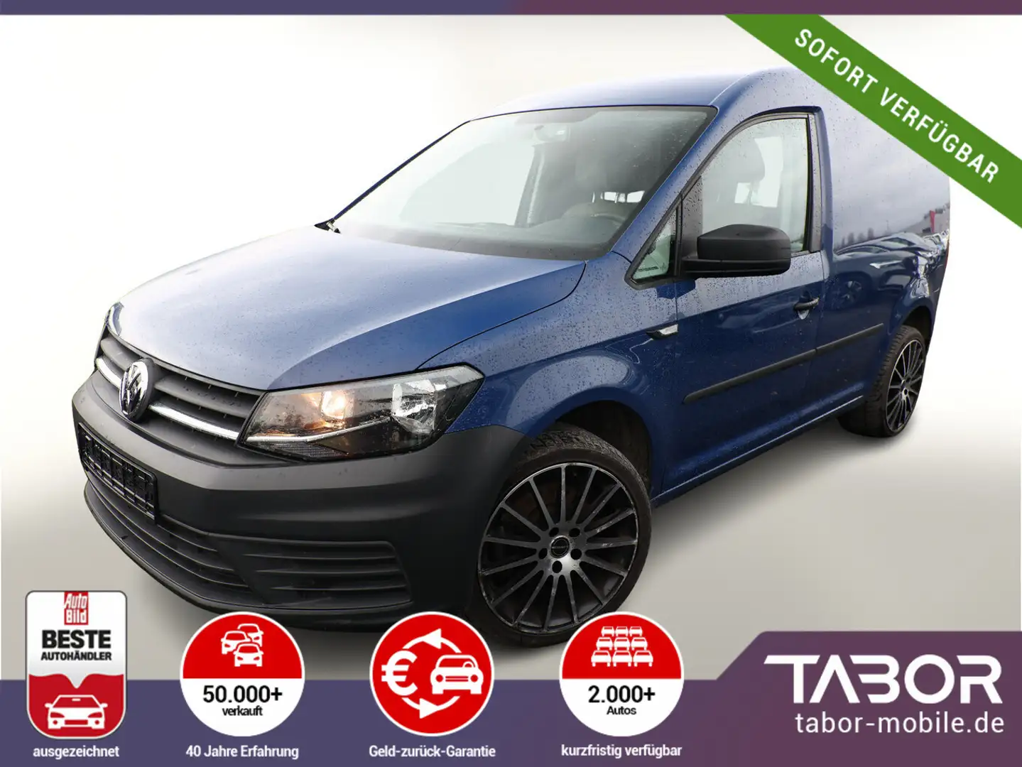 Volkswagen Caddy 1.4 TSI 130 DSG CompC PDC LM18Z HFT Klima Blau - 1