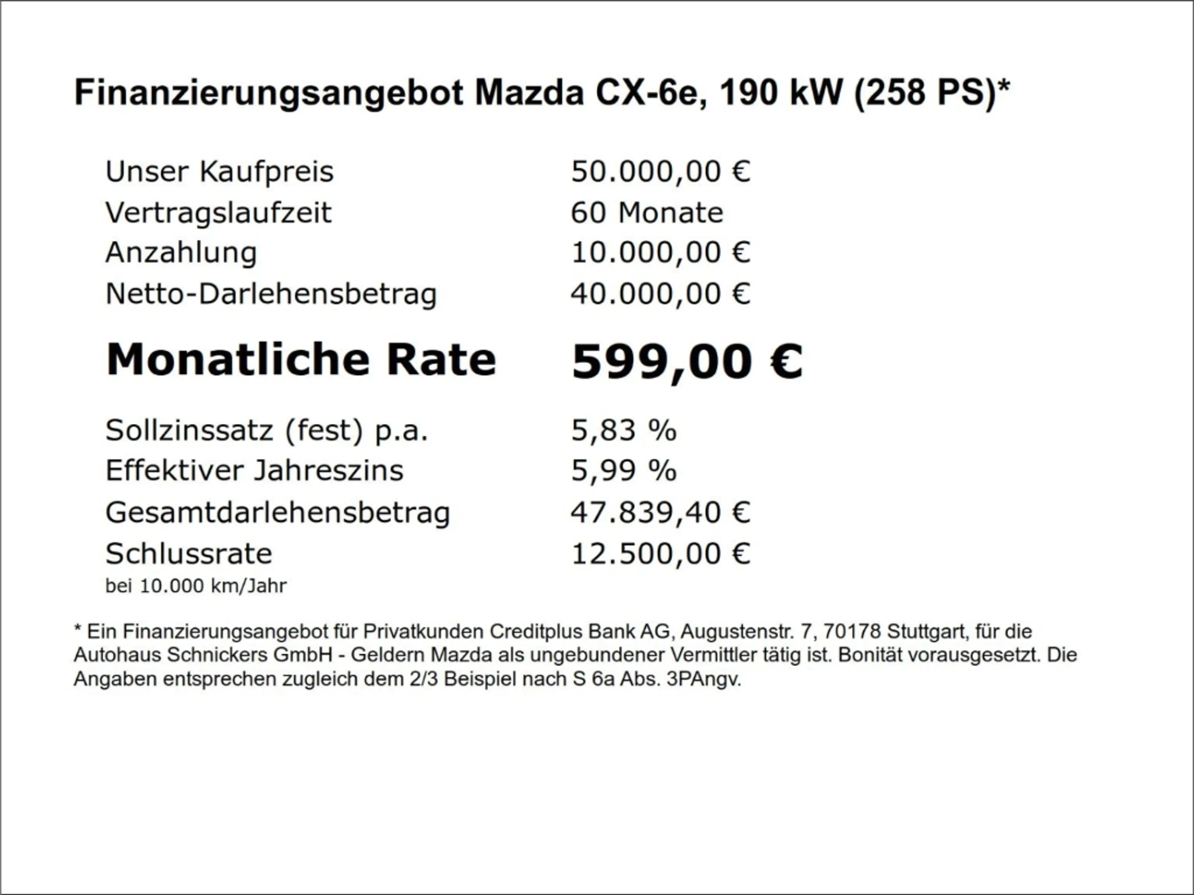 Mazda CX-6e Takumi+BKTR+PABS+SOFORT VERFÜGBAR !! — photo 4