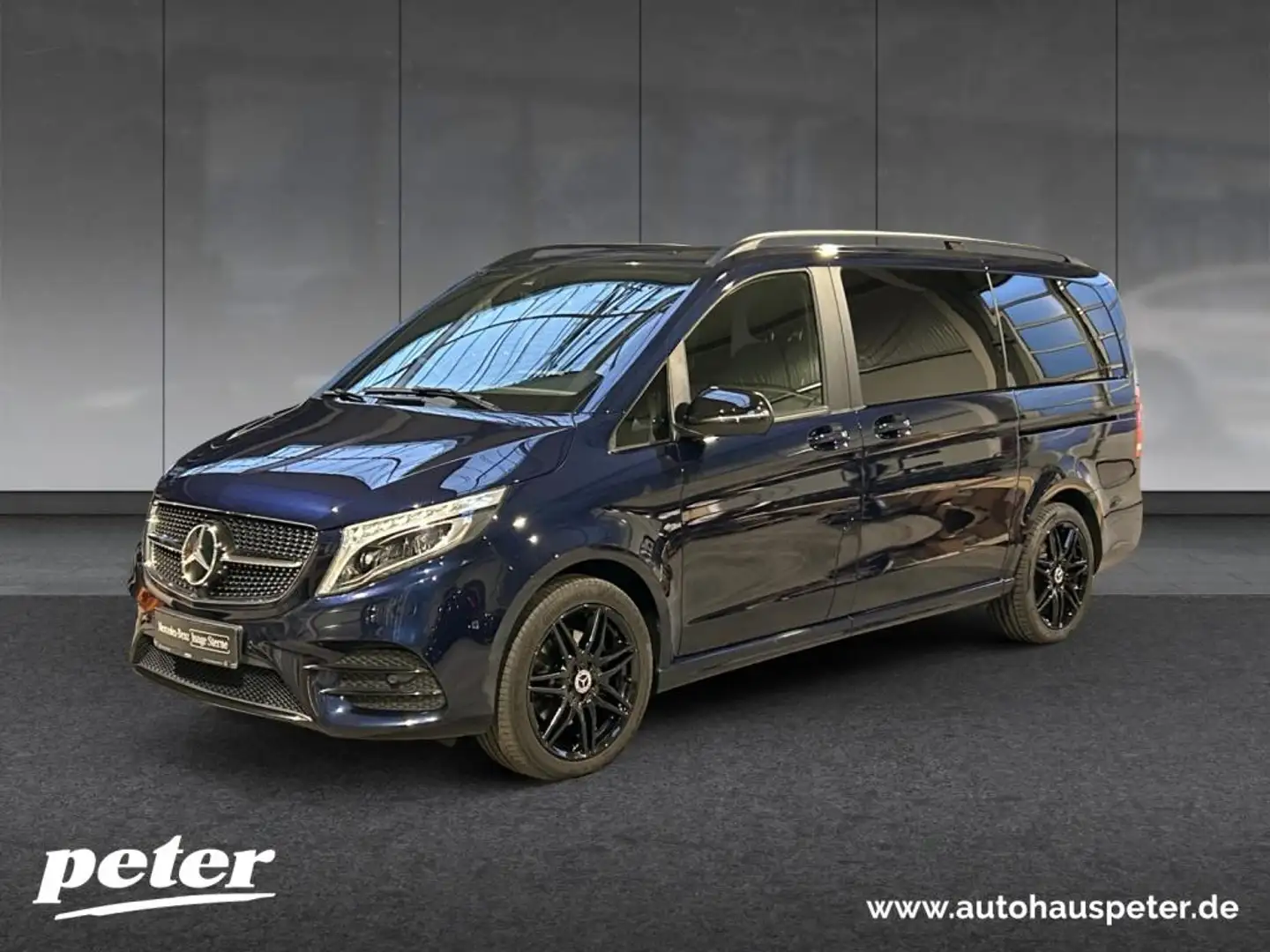 Mercedes-Benz V 250 d EDITION AMG Lang LED+STHZG+KAMERA+AHK Blau - 1