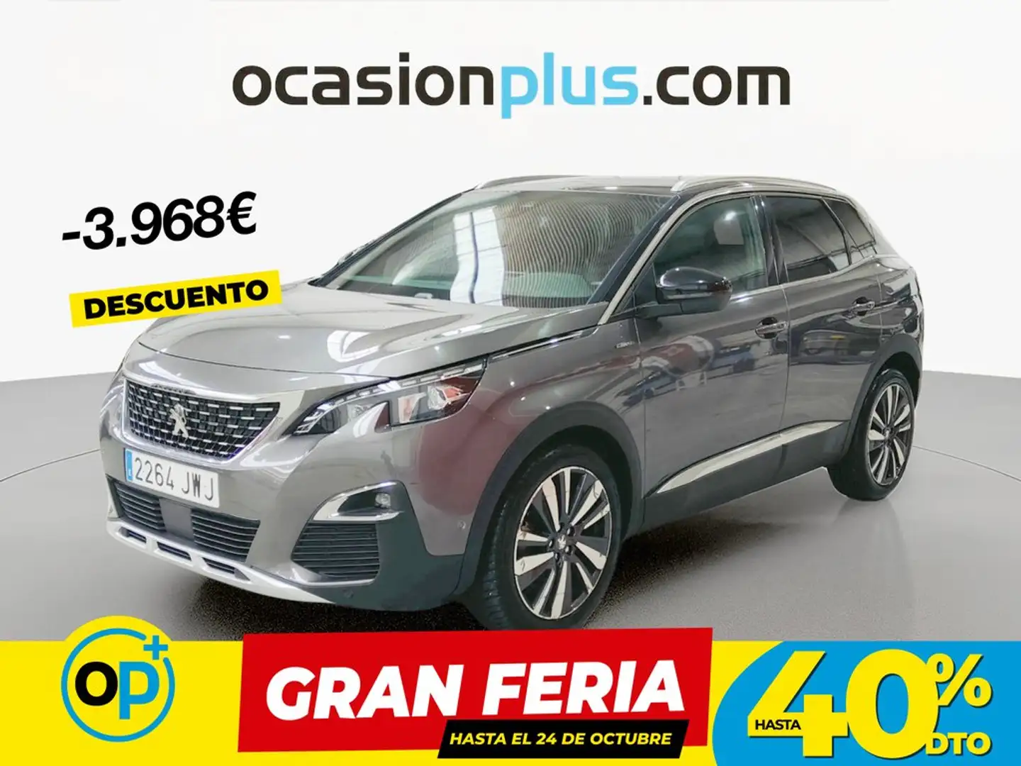 Peugeot 3008 2.0BlueHDi GT Line S&S 150 Gris - 1