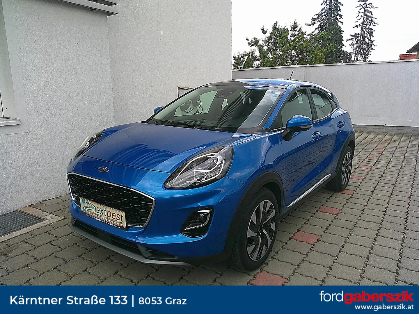 Ford Puma 1,0 EcoBoost Hybrid Titanium Aut. Blau - 1