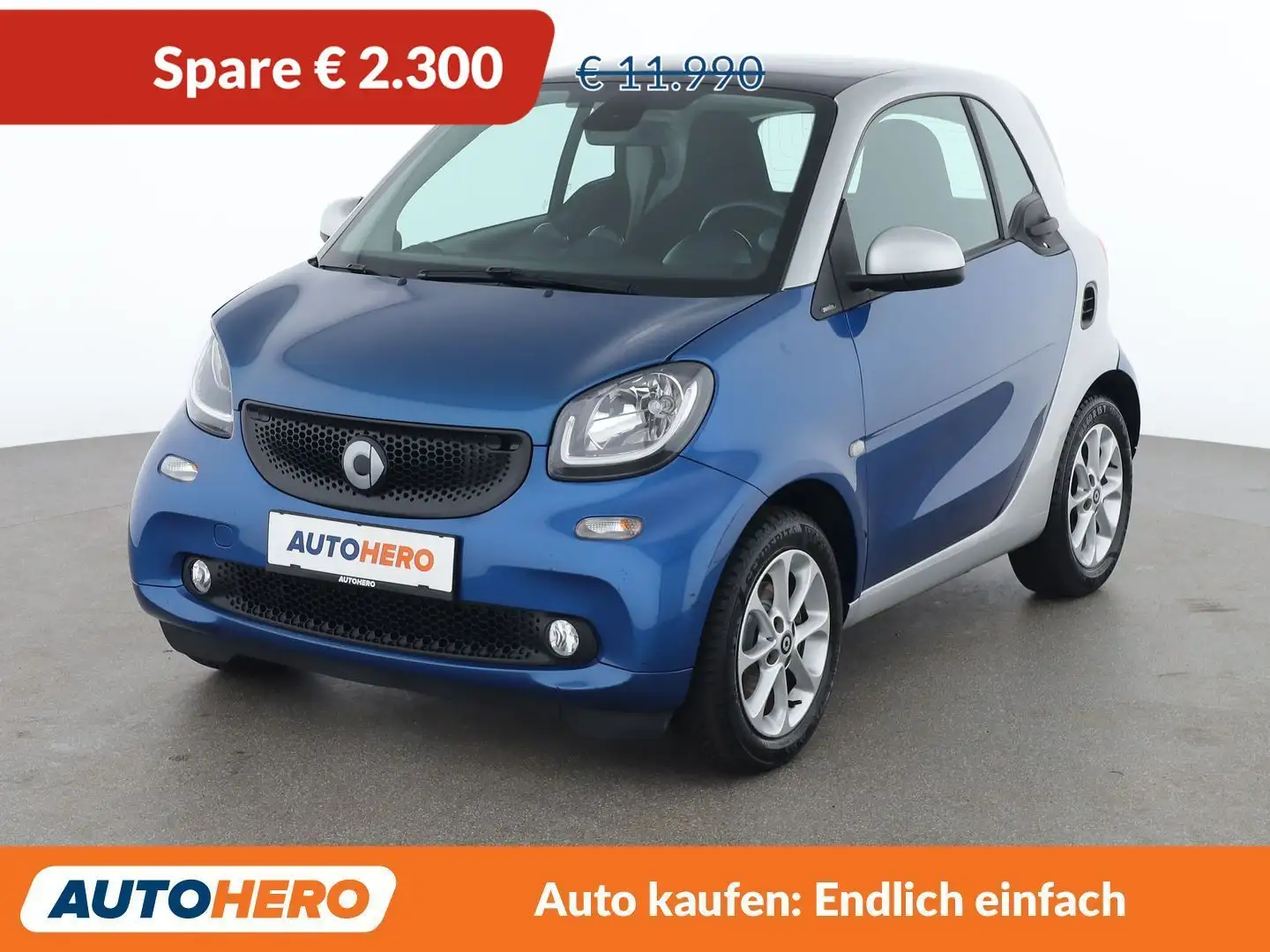 smart forTwo 0.9 Turbo Basis passion Blau - 1