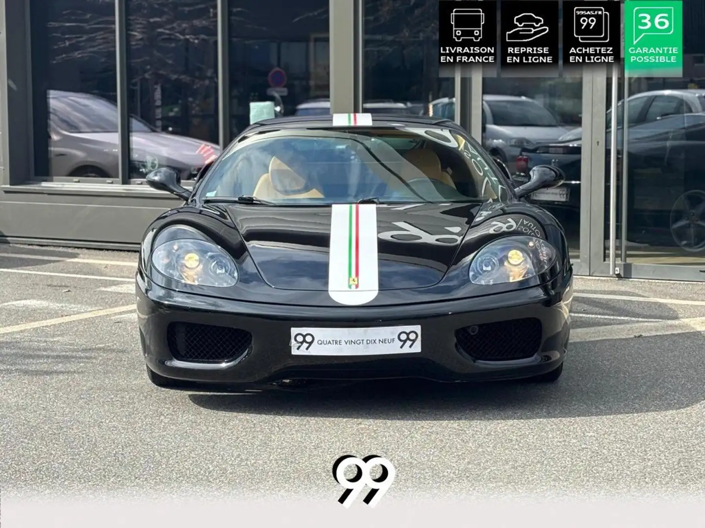 Ferrari 360 F360 3.6i COUPE F1 - gros entretien 19k? Negro - 2