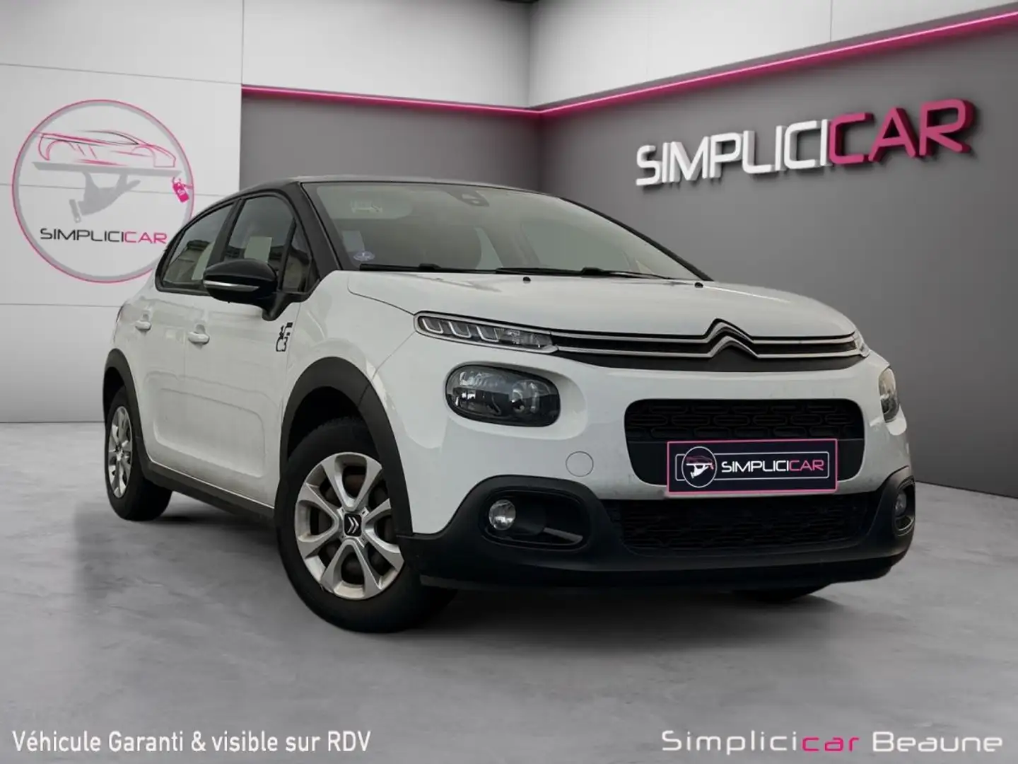 Citroen C3 PureTech 82 Graphic Garantie 12 mois Blanc - 1
