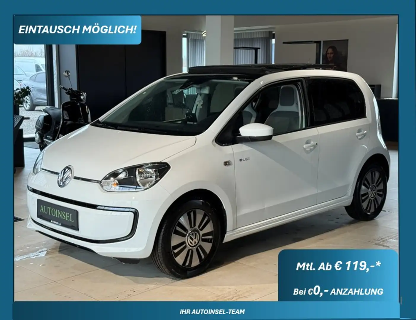 Volkswagen up! e-up! Panorama+Navi+Sitzheizung Blanc - 1