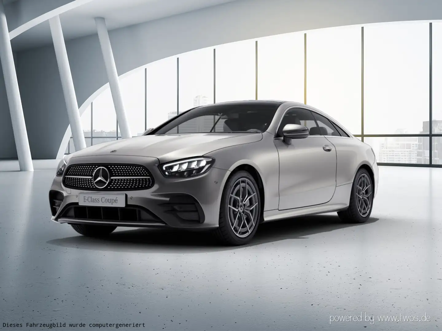 Mercedes-Benz E 450 E 450 4MATIC Coupé AMG Line Navi/Pano.-Dach/LED Silber - 2