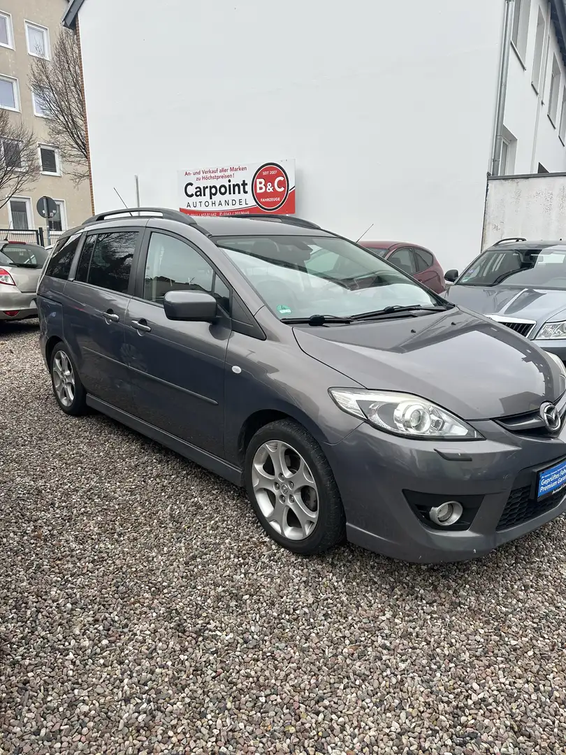 Mazda 5 2.0 Active+***7 SITZE**04/2026 TÜV**AHK**LEDER* Grau - 1