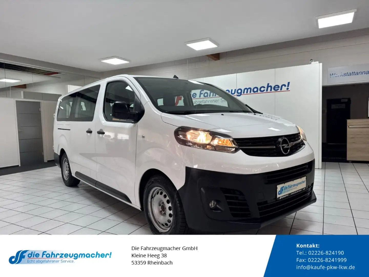 Opel Vivaro Kombi L 1.5 D EU6d Apple CarPlay Android Auto Musi Weiß - 1