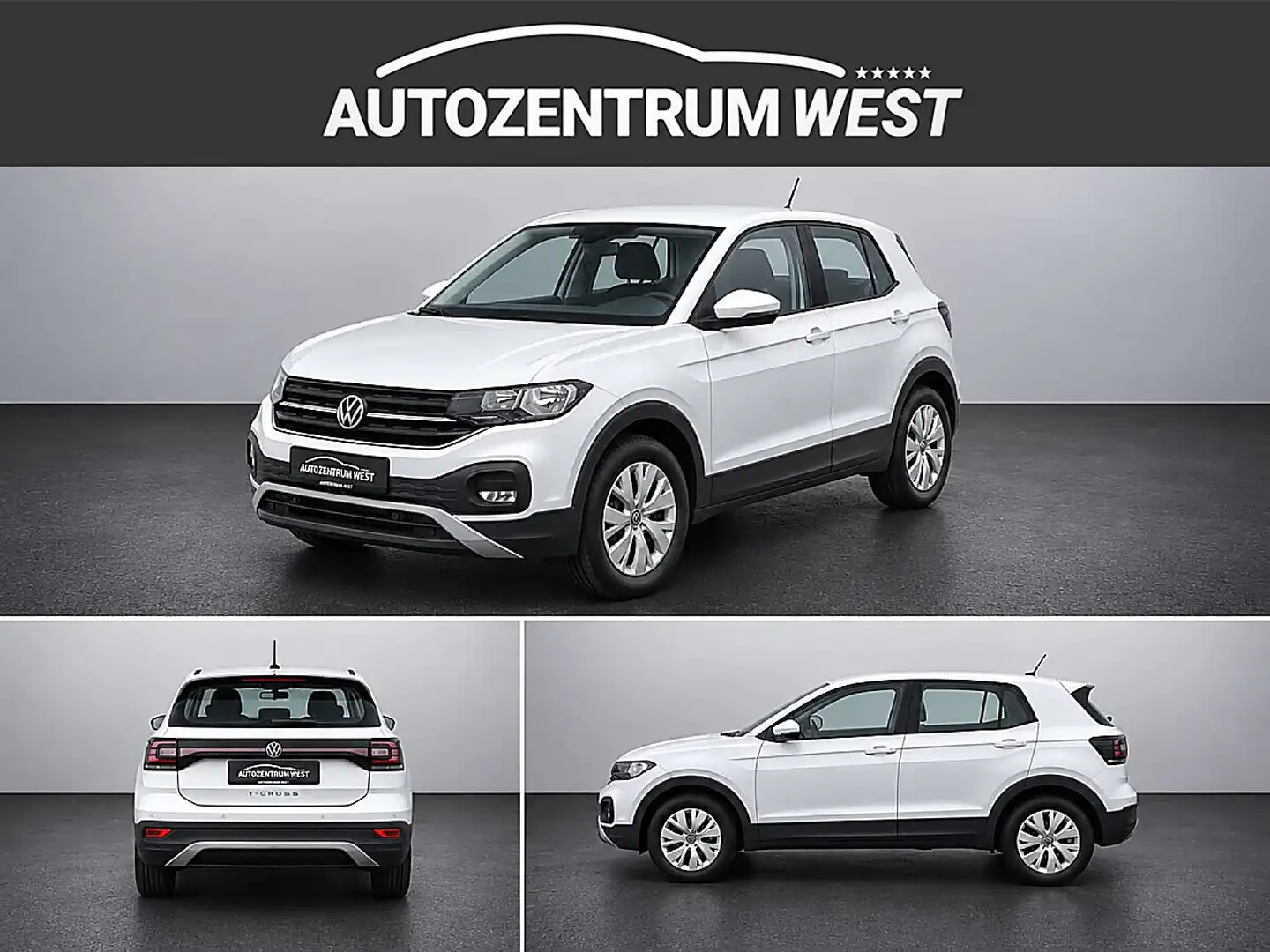 Volkswagen T-Cross 1.0 TSI..AHK/SHZ/Temp Weiß - 1