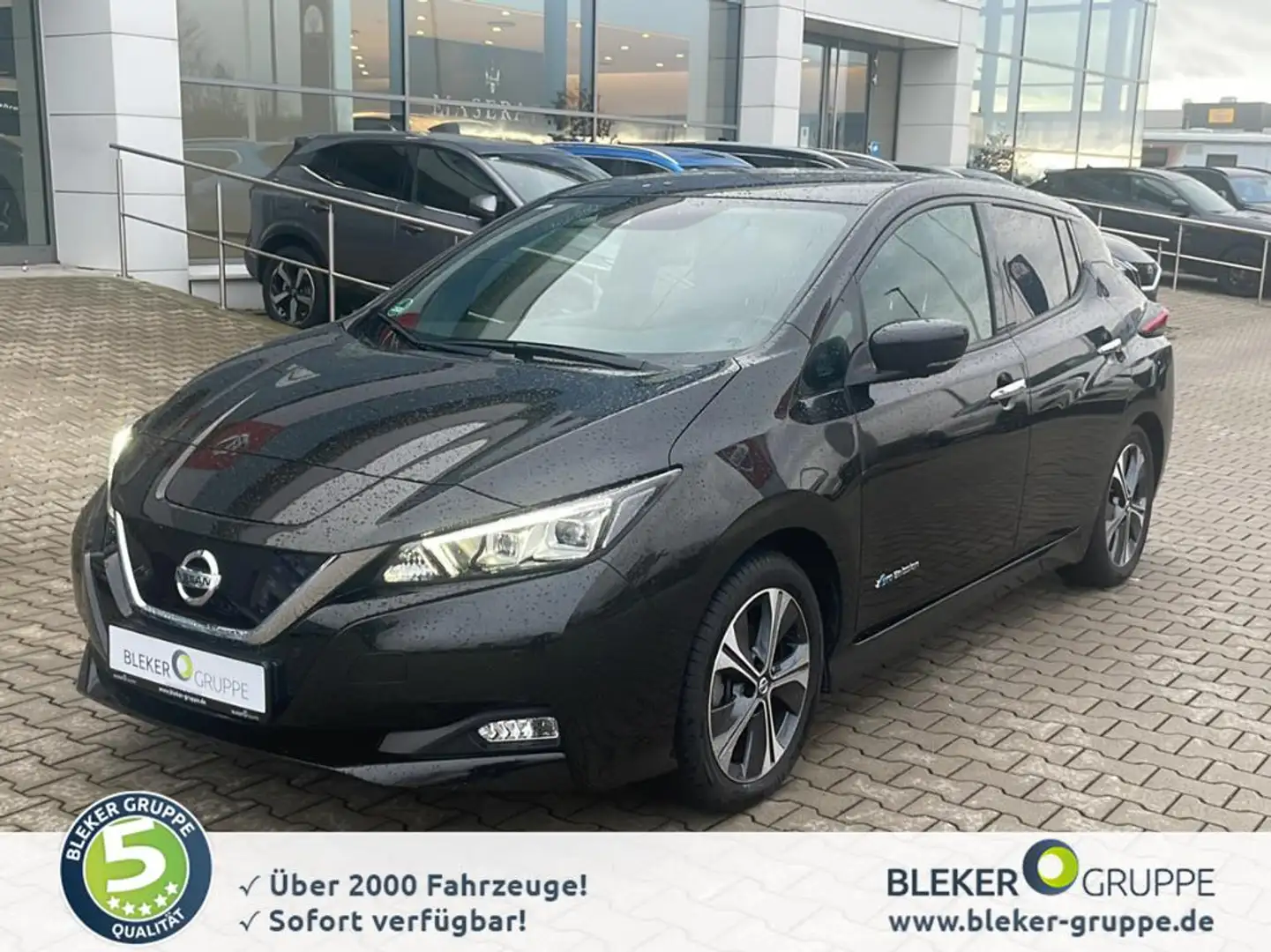 Nissan Leaf (ZE1) Tekna Schwarz - 1