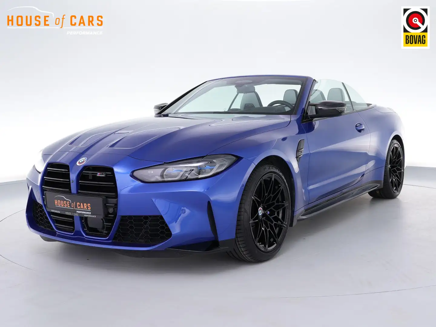 BMW M4 Competition Cabrio 510pk xDrive |dealer onderhoude Blauw - 1
