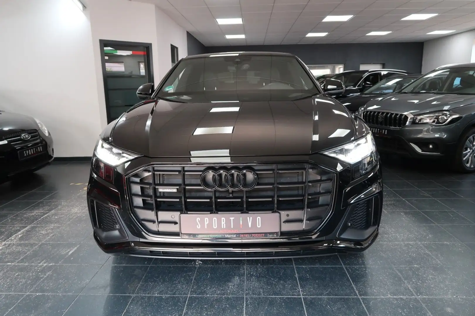 Audi Q8 45 TDI quattro Sline/Matrix/Virtual/Luft/23Zo Negro - 2